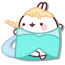 Molang Elsa and Piu Piu Olaf cursor