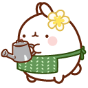 Molang Gardener with a Watering Can cursor