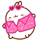 Molang in Party Outfit cursor