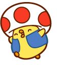 Molang Mario and Piu Piu Super Mushroom pointer
