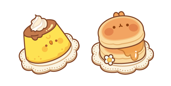 Molang Pancake and Piu Piu Pudding