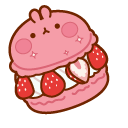 Molang Pink Macaron and Donut pointer