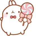 Molang with Candy cursor