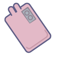 Sleepy Molang with a Phone pointer