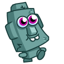 Moshi Monsters Rocky the Baby Blockhead pointer