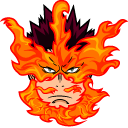 My Hero Academia Enji Todoroki cursor