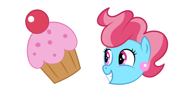 My Little Pony Mrs Cup Cake and Cupcake