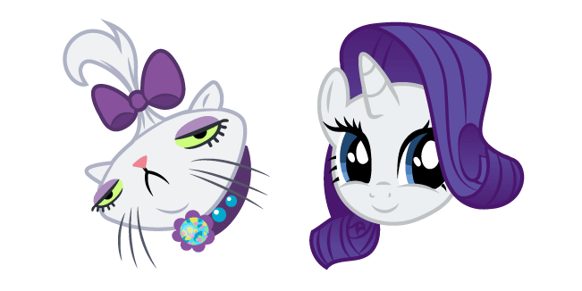 My Little Pony Opalescence and Rarity