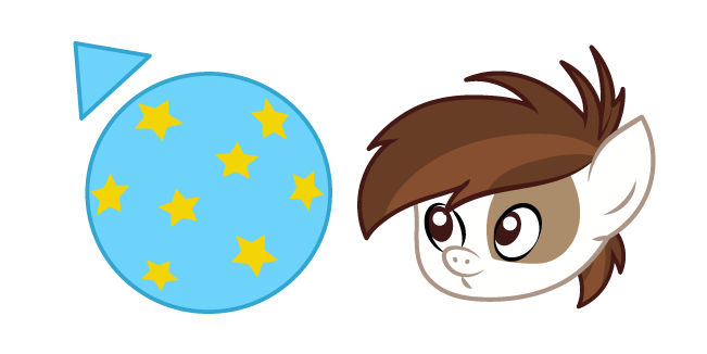 My Little Pony Pipsqueak and a Ball
