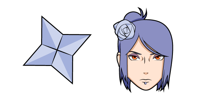 Naruto Konan and Paper Shuriken