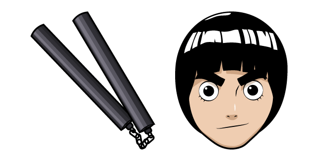 Naruto Rock Lee and Nunchucks