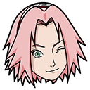 Naruto Sakura Haruno Kunai Shuriken cursor