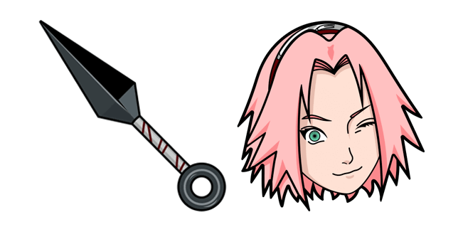 Naruto Sakura Haruno Kunai Shuriken