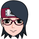 Naruto Sarada Uchiha and Shuriken cursor