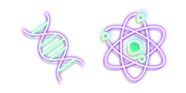 Neon Atom and DNA