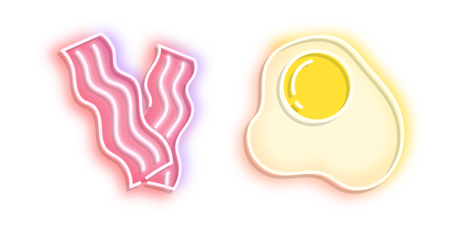 Neon Bacon and Egg
