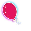 Neon Balloon and Pennywise pointer