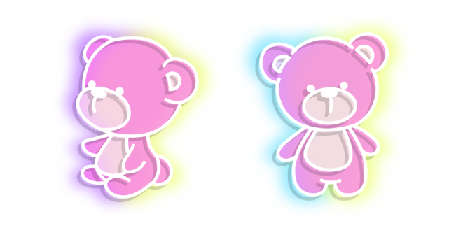 Neon Bear Pink Toy