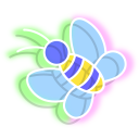 Neon Bee cursor