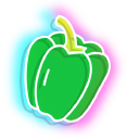 Neon Broccoli and Green Pepper cursor