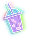 Neon Bubble Tea and Taco pointer