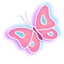 Neon Butterfly cursor