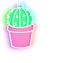 Neon Cactus cursor