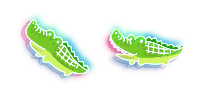 Neon Crocodile