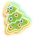 Neon Cup of Cocoa and Cookie pointer