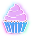 Neon Cupcake cursor