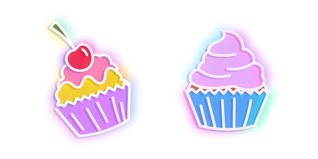 Neon Cupcake
