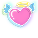 Neon Devil and Angel Heart cursor