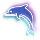 Neon Dolphin cursor