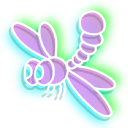 Neon Dragonfly and Snail pointer