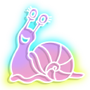 Neon Dragonfly and Snail cursor