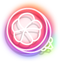 Neon Durian and Mangosteen cursor