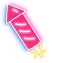 Neon Firework pointer