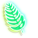 Neon Flower and Leaf pointer