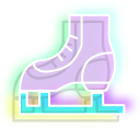 Neon Goblet and Ice Skates cursor