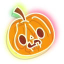 Neon Jack-o'-Lantern pointer