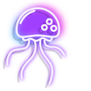 Neon Jellyfish cursor