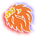 Neon Lion cursor