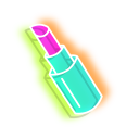 Neon Lipstick and Perfume pointer