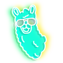 Neon Llama pointer