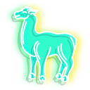 Neon Llama cursor