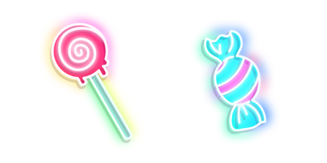 Neon Lollipop and Candy