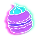 Neon Macaron and Roll Cake pointer