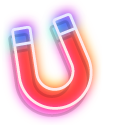 Neon Magnet cursor