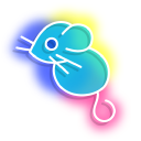 Neon Mouse and Cats pointer