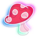 Neon Mushroom cursor